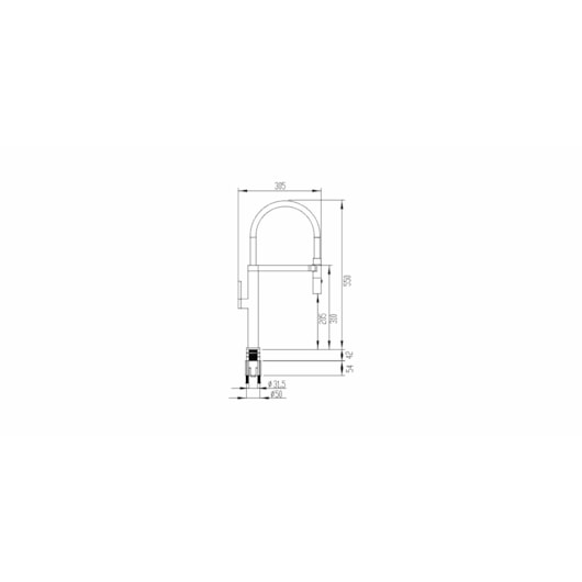 Misturador Monocomando De Mesa Para Cozinha Bica Alta Com Imã 175 Grey Debacco - Imagem principal - ba3a8688-222b-45ee-9c00-4841d9c5cede