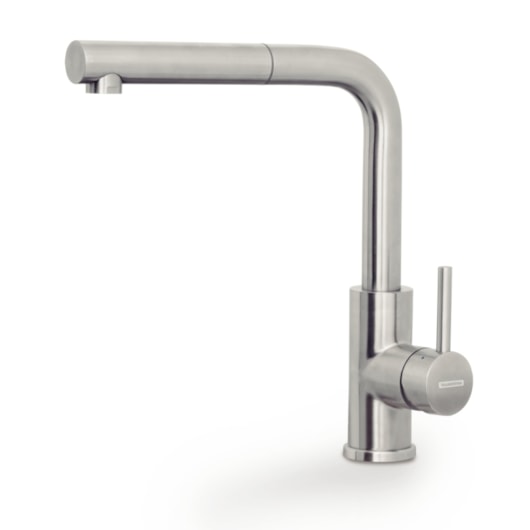 Misturador Monocomando De Mesa Para Cozinha Com Extensor Monde Plus Em Aço Inox E Acabamento Acetinado Tramontina - Imagem principal - a6f126fd-ebfd-4074-b09d-cb4766619a6f