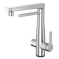Misturador Monocomando de Mesa para Cozinha com Filtro Purificador de Água Vitalis Ozônio Cromado Docol