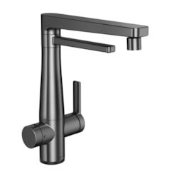 Misturador Monocomando de Mesa para Cozinha com Filtro Purificador de Água Vitalis Ozônio Grafite Escovado Docol