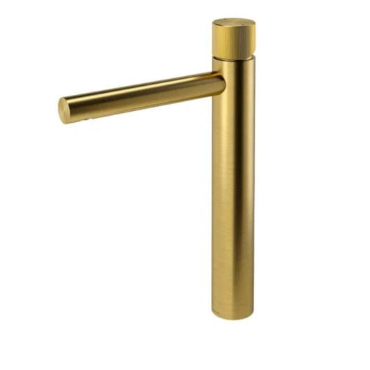 Misturador Monocomando De Mesa Para Lavatório Bica Alta Ouro Escovado Mix&Match Docol - Imagem principal - 57687240-1f29-4a51-a030-e35f5890db1c