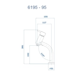 Misturador Monocomando De Mesa Para Lavatório Bica Baixa 6195 Slim 95 Ouro Velho Fani