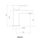 Misturador Monocomando de Mesa para Lavatório Bica Baixa Axiom Slim 2875 52 Preto Matte Meber - 61926f0b-0df5-414c-b71a-c076a11abe19