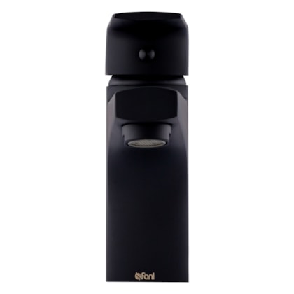 Misturador Monocomando De Mesa Para Lavatório Bica Baixa Bold 6875 BK370 Preto Fosco Fani