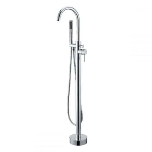 Misturador Monocomando de Piso para Banheira com Ducha Manual Amazon Chrome Immersi - Imagem principal - 0a43cfdf-82c3-40be-bdc3-558c3fffe7db