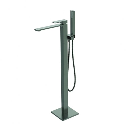 Misturador Monocomando de Piso Para Banheira de Imersão Grafite Lexxa - Imagem principal - ec899c09-9ba1-4e40-9af7-8956c3bc311c