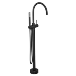 Misturador Monocomando De Piso Para Banheira Redondo You Black Matte Deca