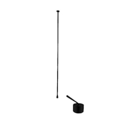 Misturador Monocomando De Teto Para Lavatório Rb5100 Black Matte Rubinettos 167,5cm