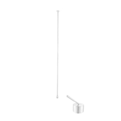 Misturador Monocomando De Teto Para Lavatório Rb5100 Branco Matte Rubinettos 167,5cm