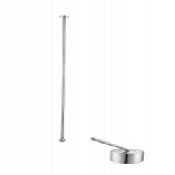 Misturador Monocomando De Teto Para Lavatório Rb5100 Cromado Rubinettos 167,5cm