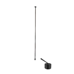 Misturador Monocomando De Teto Para Lavatório Rb5100 Ébano Matte Rubinettos 167,5cm