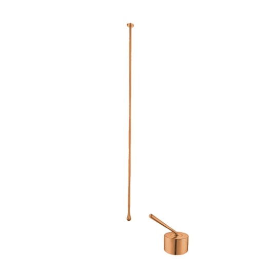 Misturador Monocomando De Teto Para Lavatório Rb5100 Rose Gold Matte Rubinettos 167,5cm - Imagem principal - c1bce5e9-7df5-4140-84d2-89d7ae148bb3