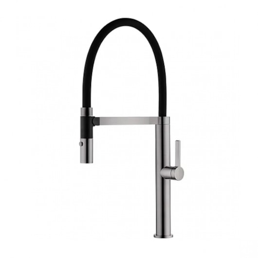 Misturador Monocomando Harco Bica Removivel Aço Escovado Lexxa - Imagem principal - d78c5b7e-a56b-4e65-a0a5-9a9a188e82eb