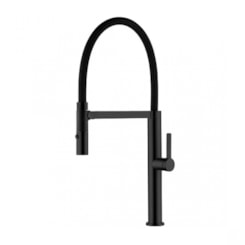 Misturador Monocomando Harco Bica Removivel Black Matte Lexxa