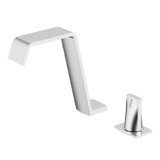 Misturador Monocomando Lavatório Mach Cromado Fabrimar - Imagem principal - 60b119a4-1d31-48bc-88e0-68f1b8619a00