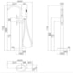 Misturador Monocomando Para Banheira De Chão Com Flexível 15M Kr208 Cromado Kromma - 5c2163ac-603d-44e9-a1fc-b0fd90444b4d