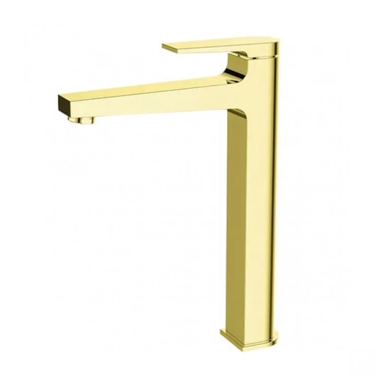 Misturador Monocomando Para Banheiro e Lavabo Squad Bica Alta Gold Lexxa - Imagem principal - e882aff7-92ee-4725-9108-c36a677fabc3
