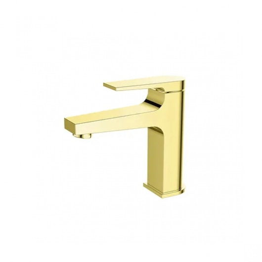 Misturador Monocomando Para Banheiro e Lavabo Squad Bica Baixa Gold Lexxa - Imagem principal - 642aab1e-59c0-4218-bf59-9bbfc5b016e9