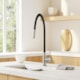 Misturador Monocomando Para Cozinha Bica Giratória Aço Escovado Drop - 17d758bd-58bd-4693-9589-9c05bfb61e5d