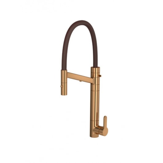 Misturador Monocomando Para Cozinha De Cozinha Twin Red Gold e Marrom Deca - Imagem principal - ad64b62b-a8f4-4be7-9983-f692a0f4b099