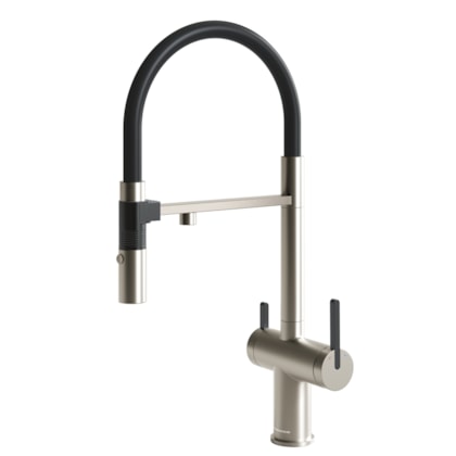 Misturador Monocomando Para Cozinha De Mesa Bica Alta 800 Nickel Debacco