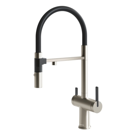 Misturador Monocomando Para Cozinha De Mesa Bica Alta 800 Nickel Debacco - Imagem principal - 183e43ac-6fc3-4a16-9dd7-7b619a4d388d
