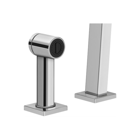 Misturador Monocomando Para Cozinha De Mesa Bistrô Com Ducha Cromada Docol - Imagem principal - 8b993df9-4cdd-4b38-bd17-59f70a120ac1