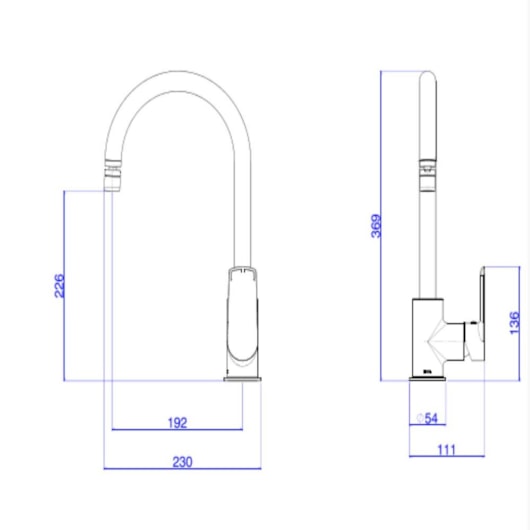 Misturador Monocomando Para Cozinha De Mesa Com Bica Móvel Level One Cromado Deca - Imagem principal - 97cc05a9-7e91-403f-b8b3-aec41f5cab5d