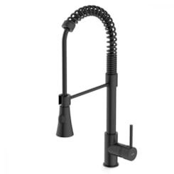 Misturador Monocomando Para Cozinha De Mesa Gourmet Bica Móvel Preto Matte Celite