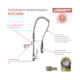 Misturador Monocomando Para Cozinha De Mesa Gourmet Kitchen Com Ducha Especial C76 2267 Cromada Lorenzetti - 2ec0ae52-c8df-4281-9efb-1d28c3aa59c8