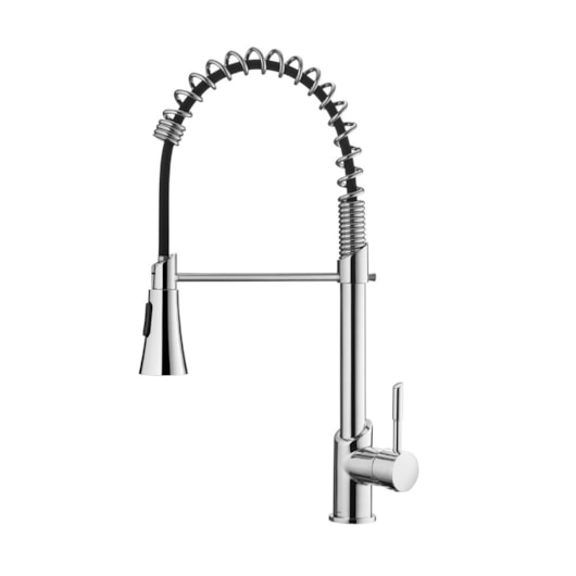 Misturador Monocomando Para Cozinha De Mesa Gourmet Loren Kitchen Com Ducha  Cromado Lorenzetti - Imagem principal - def3c3e0-5511-4dd4-92a7-7086e28f843e