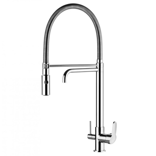 Misturador Monocomando Para Cozinha De Mesa Kitchen Com Ducha E Saída Para Água Filtrada 2264 Cromada Lorenzetti - Imagem principal - 9a73c8b6-da09-4339-8e2e-7dff1a1a8767