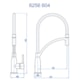Misturador Monocomando Para Cozinha De Mesa Mendoza 6256 BK604 Preto Fosco Fani - 33c6db27-8e7b-4a88-bfa7-9db2c7a959e4