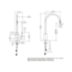 Misturador Monocomando Para Cozinha De Mesa Monet Leed Cromada Docol - 3114a982-76aa-41f3-a65e-3e44221f1d07