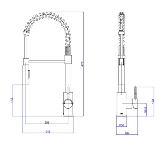 Misturador Monocomando Para Cozinha De Mesa Spin One Gourmet Cromado Deca - Imagem principal - a4e618a3-80a6-4d50-a5b3-5635cf9d680c