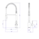 Misturador Monocomando Para Cozinha De Mesa Spin One Gourmet Cromado Deca - 4da520b6-3e4f-4ca7-9d11-cdfea629156e
