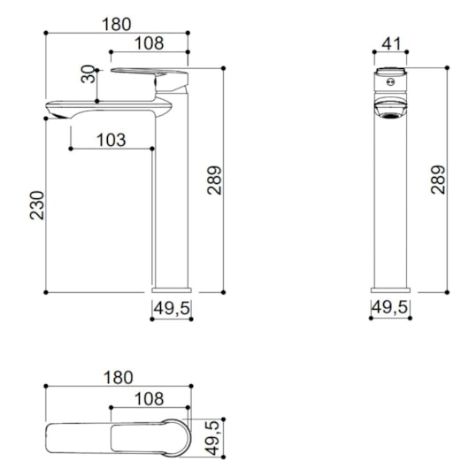 Misturador Monocomando Para Lavatório Bica Alta Kr679n Cromado - Imagem principal - 125a22f7-7cfa-4e65-9188-200d5c31a931