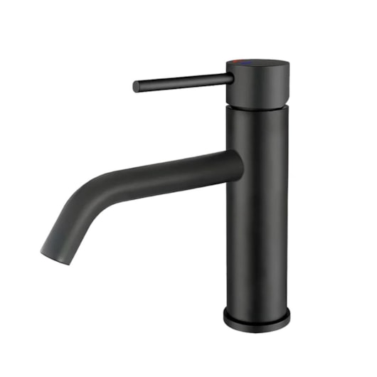 Misturador Monocomando Para Lavatório Bica Baixa Black Matte Drop - Imagem principal - 6afa2a28-c126-444c-9064-b6cf424319ad