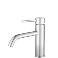 Misturador Monocomando Para Lavatório Bica Baixa Cromado Drop