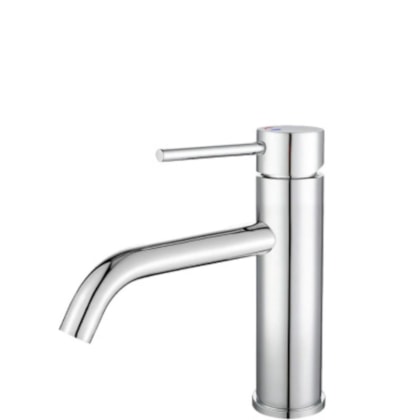 Misturador Monocomando Para Lavatório Bica Baixa Cromado Drop
