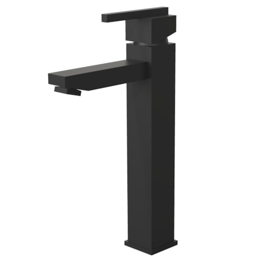 Misturador Monocomando Para Lavatório De Mesa Bica Alta Eros 6877 Bk640 Preto Fosco Fani Metais - Imagem principal - fa453131-38dc-4ac8-9b39-912eb9bb5879