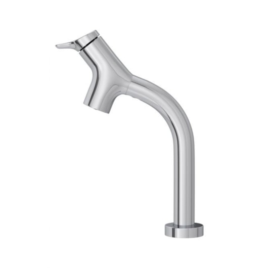 Misturador Monocomando Para Lavatório De Mesa Bica Baixa Gama Cromado Deca - Imagem principal - 4725852d-31e5-4aae-9996-b76ea3b9bb05
