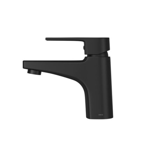 Misturador Monocomando Para Lavatório De Mesa Bica Baixa Level Black Matte Deca - Imagem principal - d73850c8-1f46-45e4-ba89-2e8909aeae36