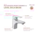 Misturador Monocomando Para Lavatório De Mesa Bica Baixo Level Cromado Deca - f9d80e0c-c772-4812-8ac9-97a7a8adb9ca