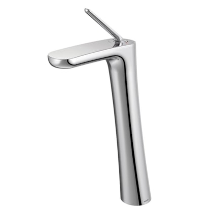 Misturador Monocomando Para Lavatório De Mesa Kaila Bica Alta Cromada Docol