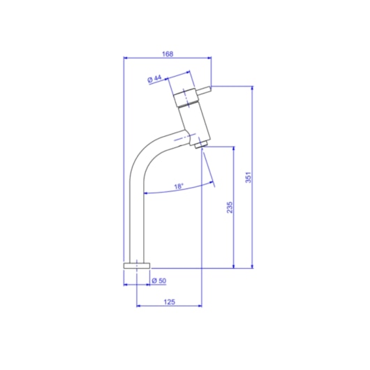 Misturador Monocomando Para Lavatório De Mesa Link Bica Alta 2885 Cromado Deca - Imagem principal - 33047d6a-58a3-48d1-bc9b-149545088dfa