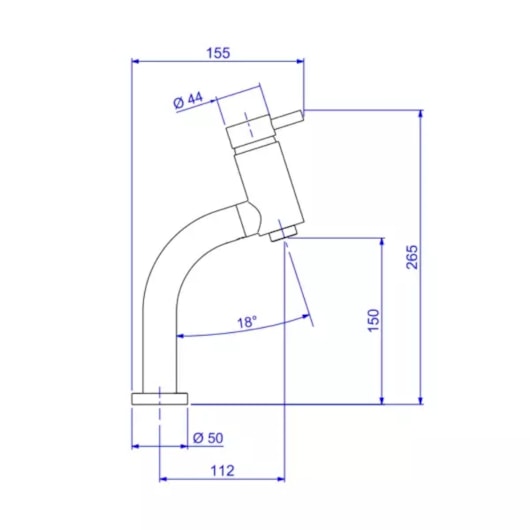 Misturador Monocomando Para Lavatório De Mesa Link Bica Baixa 2875 Cromado Deca - Imagem principal - 1802753d-76bd-45fa-8d78-c2808d22fdf3