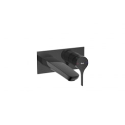 Misturador Monocomando Para Lavatório de Parede Insígnia Titanium Black Roca