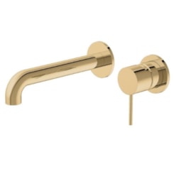 Misturador Monocomando Para Lavatório de Parede Kr469 Champagne Matte Kromma