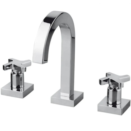 Misturador Para Banheiro De Mesa Zeta Cromado Fabrimar - Imagem principal - 7f46d90c-3829-40cd-a47a-a101e3c7cc8b